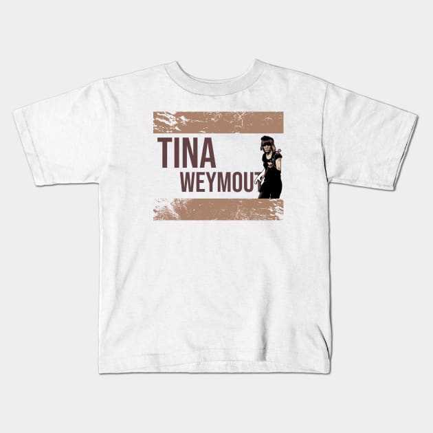 Tina Weymouth Kids T-Shirt by Degiab